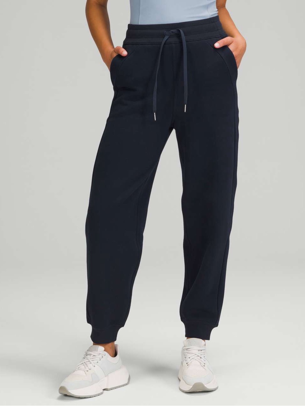 Lululemon Scuba Relaxed High-Rise Jogger Pants True Navy Blue Size 4